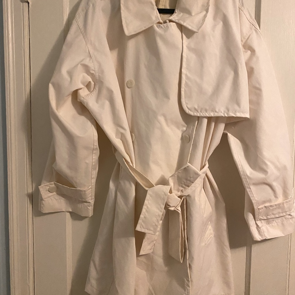 Vintage retro DKNY trench coat raincoat size M